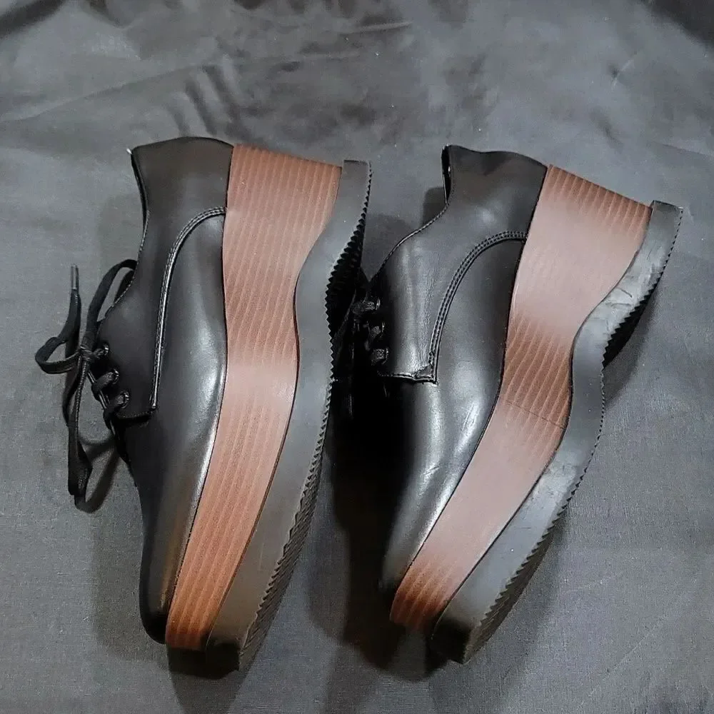 BRAND NEW CHARLES & KEITH PLATFORM WEDGE PLATFORM SHOES